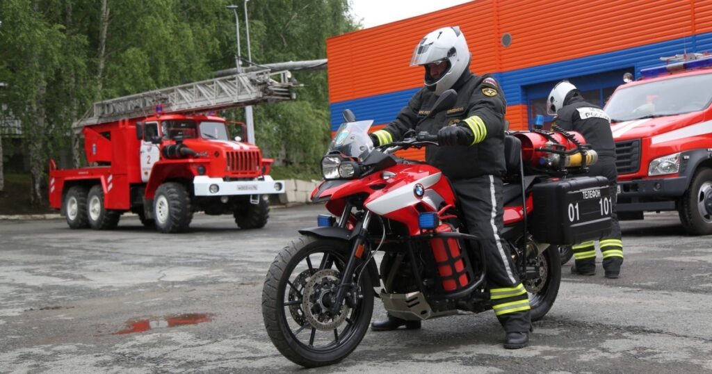 Пожарный мотоцикл